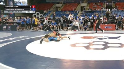 106 lbs Champ. Rd Of 32 - Logan Bailey, Connecticut vs Greyson McDonald, Florida