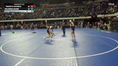 115 lbs Cons. Round 1 - Madelyn Lechman, St. Croix Falls vs Willemina Bauer, St. Croix Falls