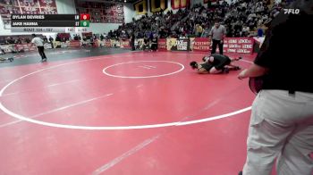 157 lbs Champ. Round 1 - Dylan DeVries, La Mirada vs Jake Hanna, South Torrance