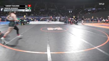 6A/5A Girls 135 Champ. Round 1 - Lindsey Faulkner, Dallas Girls vs Genevie Mondero, Ida B. Wells Girls