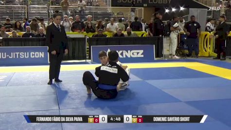 Domenic Saverio Short vs Fernando Fábio Da Silva Paiva 2025 Pan Jiu Jitsu IBJJF Championship