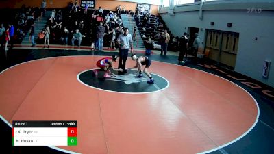 12U - 95 lbs Round 1 - Kylee Pryor, Mt. Pleasant vs Nolan Huska, Latrobe