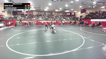 285 lbs Champ. Round 2 - Gavin Allen, Hillcrest vs Jakeem Ashley, Blackfoot