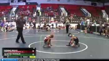 56 lbs Round 2 (6 Team) - Dominic Rocco, Donahue Wrestling Academy vs Quinton Franklin, ARES Red