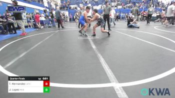 110 lbs Quarterfinal - Taliyah Hernandez, Lone Grove Takedown Club vs Jayden Lopez, Piedmont