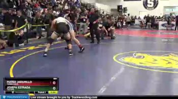 160 lbs Cons. Round 4 - Mateo Jaramillo, Yorba Linda vs Joseph Estrada, Yucaipa