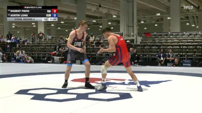 Cons. Round 3 - Robert Pinto, California vs Austin Long, Clinic Wrestling