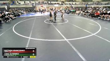 106 lbs Quarterfinals (8 Team) - Chris Gutierrez, Glenbard North vs Matthew Krawczenko, Liberty