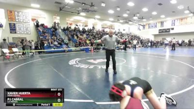 144 lbs Cons. Round 2 - Xavier Huerta, Mark Keppel vs PJ Cabral, La Mirada