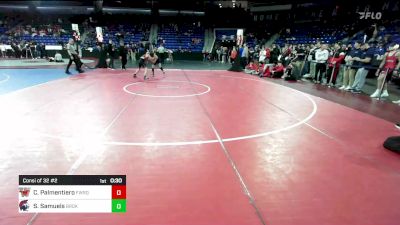 106 lbs Consi Of 32 #2 - Cody Palmentiero, Fairfield Warde vs Sidney Samuels, Brookline