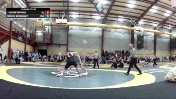 190 lbs Champ. Round 2 - Adam Waters, Faith Christian Academy vs Brock Mcknight, Broken Arrow