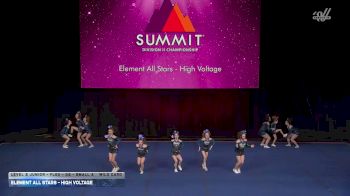 Element All Stars - High Voltage [2026 L2 Junior - Flex - D2 - Small A Wild Card] 2026 The D2 Summit