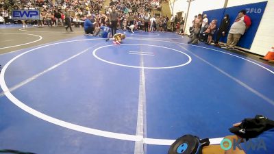 52 lbs Rr Rnd 3 - Laken Burt, Wagoner Takedown Club vs Aidan Garland, Berryhill Wrestling Club