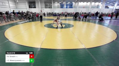 69 lbs Round Of 16 - Nathan Snook, Billerica vs Chael Wawrzynowicz, MarcAurele WC