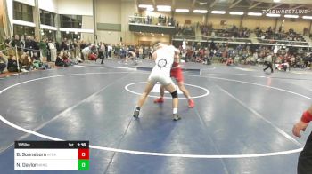 195 lbs Round Of 16 - Bennett Sonneborn, Natick vs Noah Daylor, North Kingstown