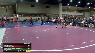 144 lbs Cons. Semi - Kaden Michael Wheeler, Sebastian River vs Enzo Lopez, Boumans Wrestling