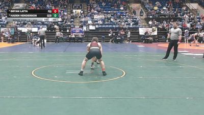 2 - 150 lbs Cons. Semi - Bryan Latta, Poquoson vs Haden Henderson, Glenvar