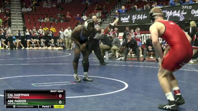 3A-190 lbs Champ. Round 2 - Cal Hartman, Fort Dodge vs Abe Parker ...