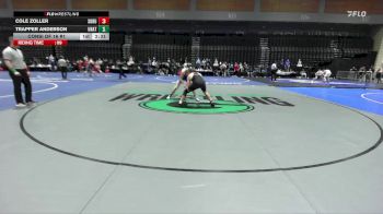 165 lbs Consi Of 16 #1 - Cole Zoller, Southern Oregon vs Trapper Anderson, Unattached