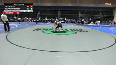 165 lbs Consi Of 16 #1 - Cole Zoller, Southern Oregon vs Trapper Anderson, Unattached
