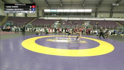 110 lbs 1st Place Match - Ahsia Torres, Sacred Heart vs Theresa Zeppetelli, Felician