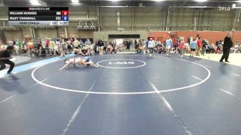 45 kg Semifinal - William Hughes, Roundtree Wrestling Academy 1 - HSE vs Riley Crandall, Steller Trained Embo - HSE