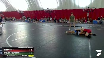 113 lbs Round 4 (16 Team) - Blake Getz, Roncalli vs Trevor Holmberg, Pequot Lakes/Pine River Backus