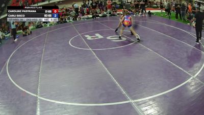 105 lbs Caroline Pastrana, Utah HS Girls vs Carli Sisco, Oklahoma 2 HS Girls