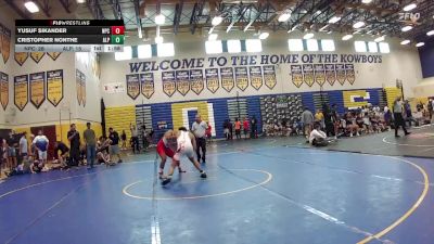165 lbs Round 3 (8 Team) - Cristopher Nonthe, Alpha WC vs Yusuf Sikander, Naperville Central