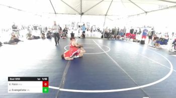 120 lbs Semifinal - Vonn Fenn, Silverback WC vs Jovanni Evangelista, Cal Grapplers