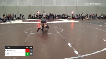 110 lbs Prelims - Kaleb Collins, BAWC vs Ayson Rice, Team USA