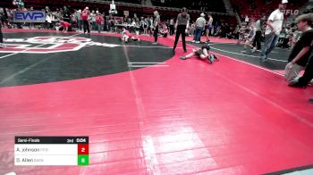 61 lbs Semifinal - Sawyer Simpson, Salina Wrestling Club vs Jett Boland, Cowboy Wrestling Club