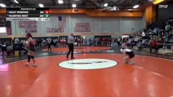 120 lbs Quarterfinal - Valentina West, Assumption, Davenport vs Adley Sweeting, Highland, Riverside