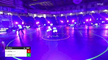 123 lbs 5th Place - Sydney Stifter, MOWest vs Izzy LeVine, Stampede WC