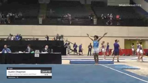 Austin Chapman - Floor, Rogue Athletics Gymnastics and Cheer LLC - 2021 USA Gymnastics Development Program National Championships