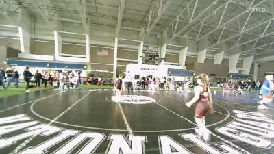 90 lbs 5th Place Match - Mearah Tilley, Sublime Wrestling Academy vs Caydence Harrop, Bear River Wrestling Club