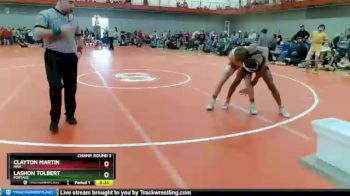 113 lbs Champ. Round 3 - Clayton Martin, Awa vs Lashon Tolbert, Portage