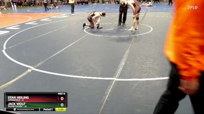 150 lbs Cons. Round 1 - Jack Wolf, Grand Rapids vs Stan Heiling, Springfield