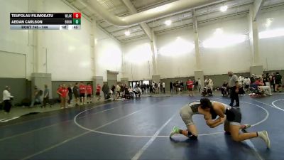 144 lbs Cons. Round 2 - Aedan Carlson, Bountiful vs Teufolau Filimoeatu, Westlake