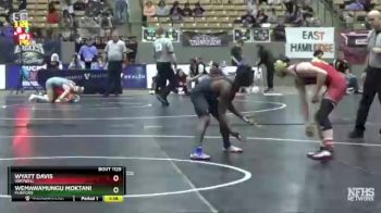 A 132 lbs Quarterfinal - Wemawamungu Moktani, Munford vs Wyatt Davis, Whitwell