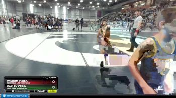 70-71 lbs Round 2 - Oakley Crain, Deer Park Ironman WC vs Wisdom Perea, Team Real Life Wrestling