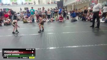 48 lbs Cons. Round 1 - Nicholas Lodico, FL Scorpions Wrestling Club vs Maddox Johnson, HSE