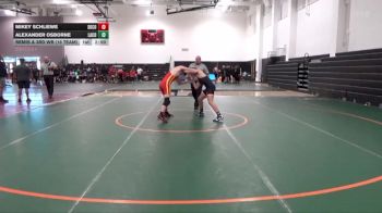 133 lbs Semis & 3rd Wb (16 Team) - Alexander Osborne, Lassen College vs Mikey Schliewe, Skyline College