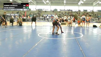 119 lbs 3rd Place - Dominic Jacobucci, Ohio United - MS vs Kayne Burkett, TDWC Maniacs Blue - MS
