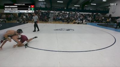 149 lbs Prelim - Evan Shriberg, Ursinus vs Michael Cliver, Arcadia