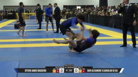 Davi Alexandre S Carvalho De Oli vs Steven James Ruggiero 2026 Pan IBJJF Jiu-Jitsu No-Gi Championship