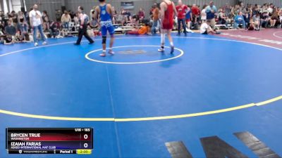 165 lbs Quarterfinal - Brycen True, Washington vs Izaiah Farias, Askeo International Mat Club