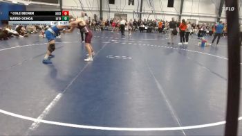 Elite 141 lbs Cons. Round 7 - Mateo Ochoa, Luther vs Cole Becker, Augsburg College