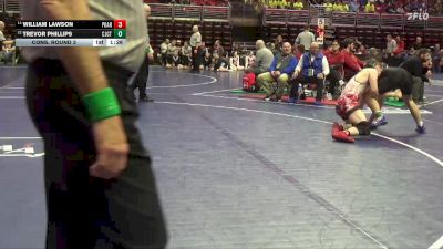 1A-175 lbs Cons. Round 3 - William Lawson, Pocahontas Area vs Trevor Phillips, Columbus/WMU