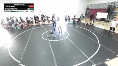 62 lbs Round 1 - Luke Torres, SoCal Hammers vs Dhrumit Bhave, Rancho Bernardo WC